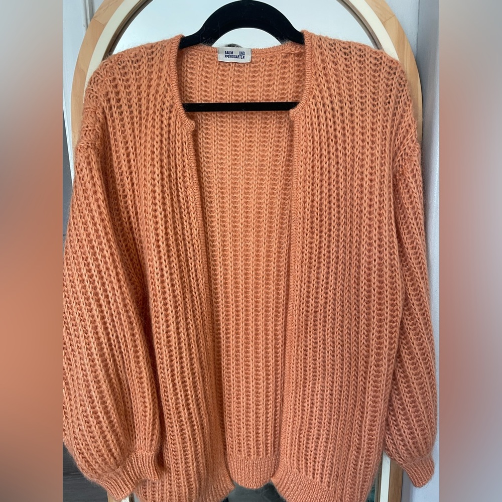 Pastel Orange Cardigan